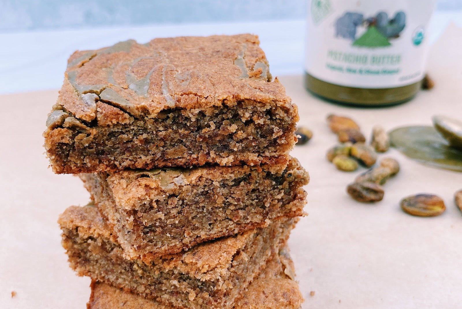 To Do for Fall Bake These Pistachio Butter Blondie Bars Dastony