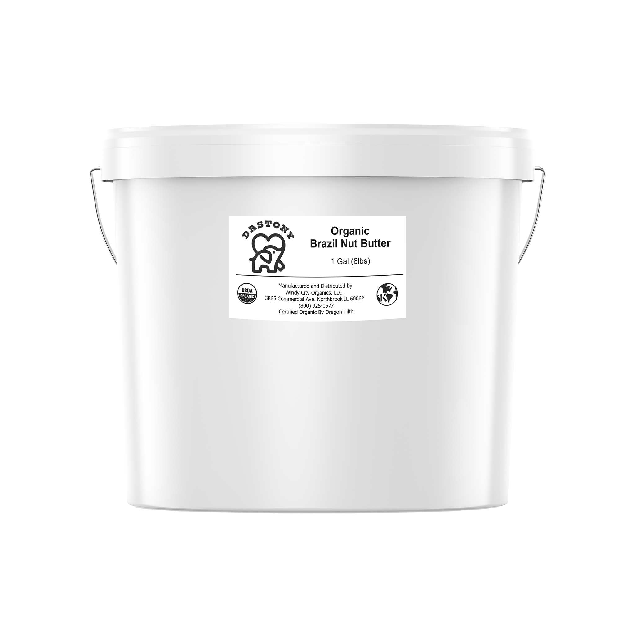 Organic Raw Brazil Nut Butter 1 Gallon Dastony