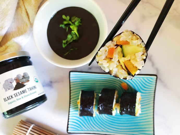 These Brown Rice Nori Rolls are a Delicious and Nutritious Plant Based Meal