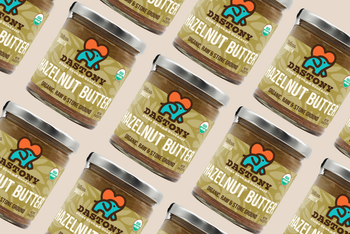 "Elevate Your Taste Experience: Dastony's Healthy Hazelnut Butter in Its Refreshing New Packaging"