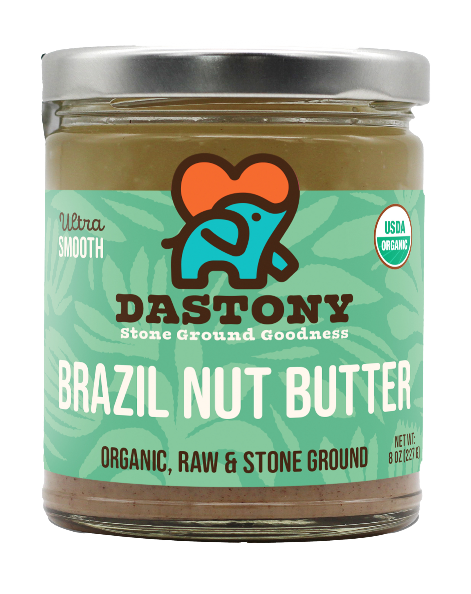 Dastony Organic Raw Brazil Nut Butter, 8 oz