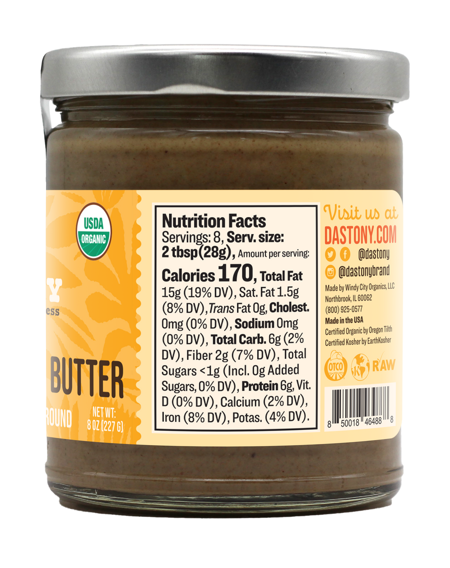 Sprouted Sunflower Seed Butter Dastony